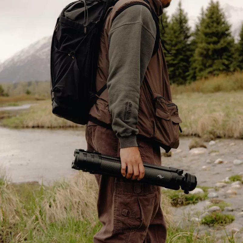 Statyw Peak Design Pro Tripod Black - włókno węglowe, czarny