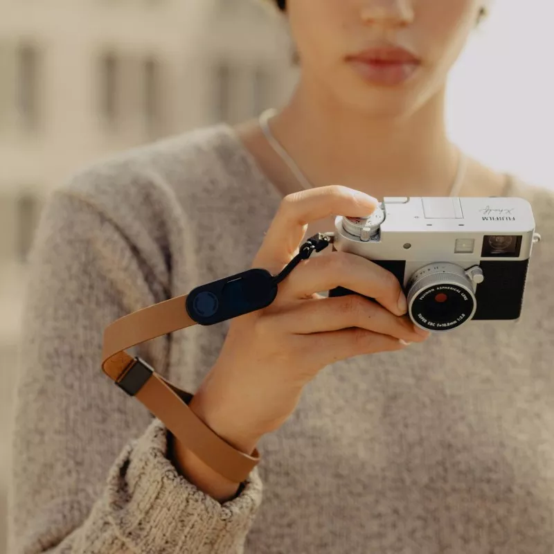 Pasek Na Nadgarstek Peak Design Cuff Leather Tan - brązowy