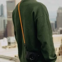 Pasek Peak Design Form Leather Camera Strap Long Amber - bursztynowy