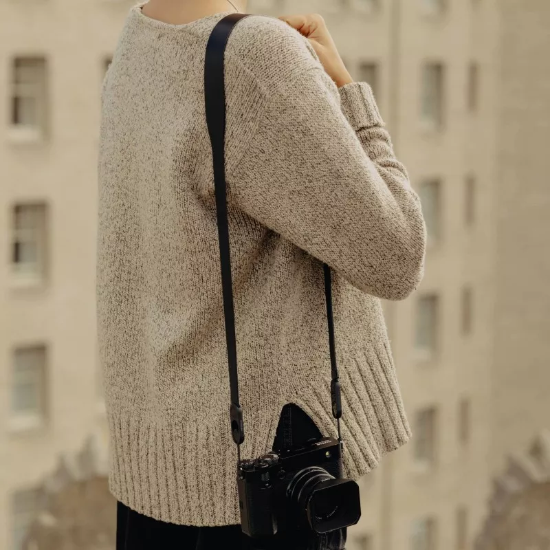 Pasek Peak Design Form Leather Camera Strap Standard Black - czarny