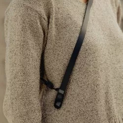 Pasek Peak Design Form Leather Camera Strap Standard Black - czarny