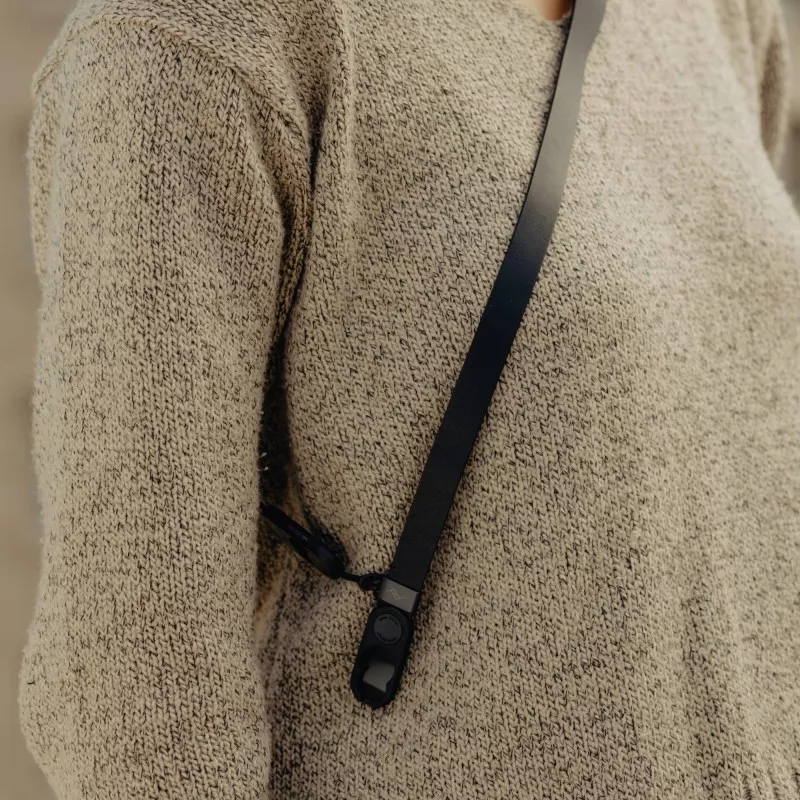 Pasek Peak Design Form Leather Camera Strap Standard Black - czarny