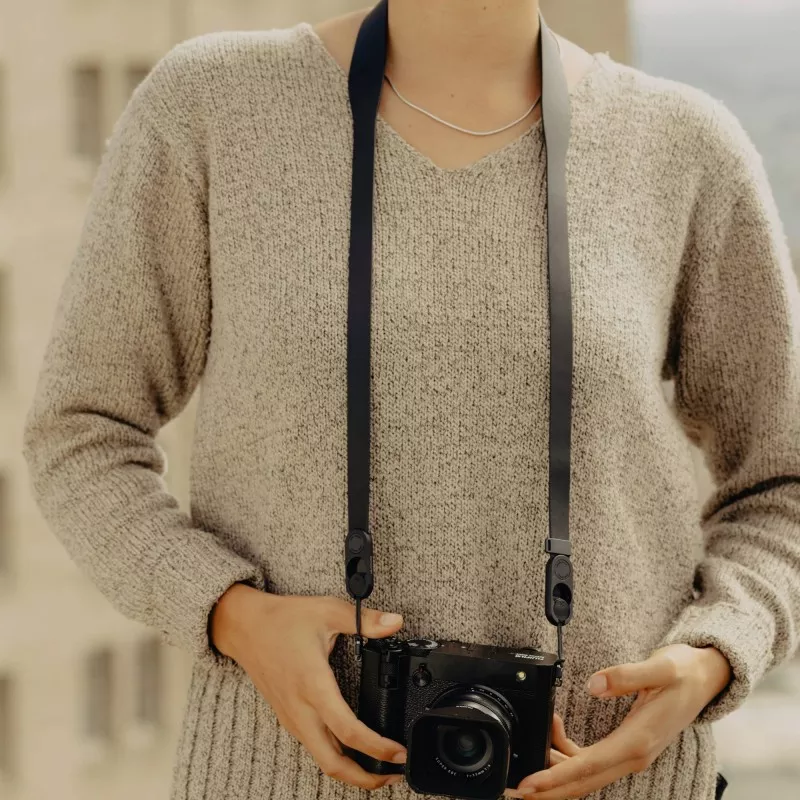 Pasek Peak Design Form Leather Camera Strap Standard Black - czarny