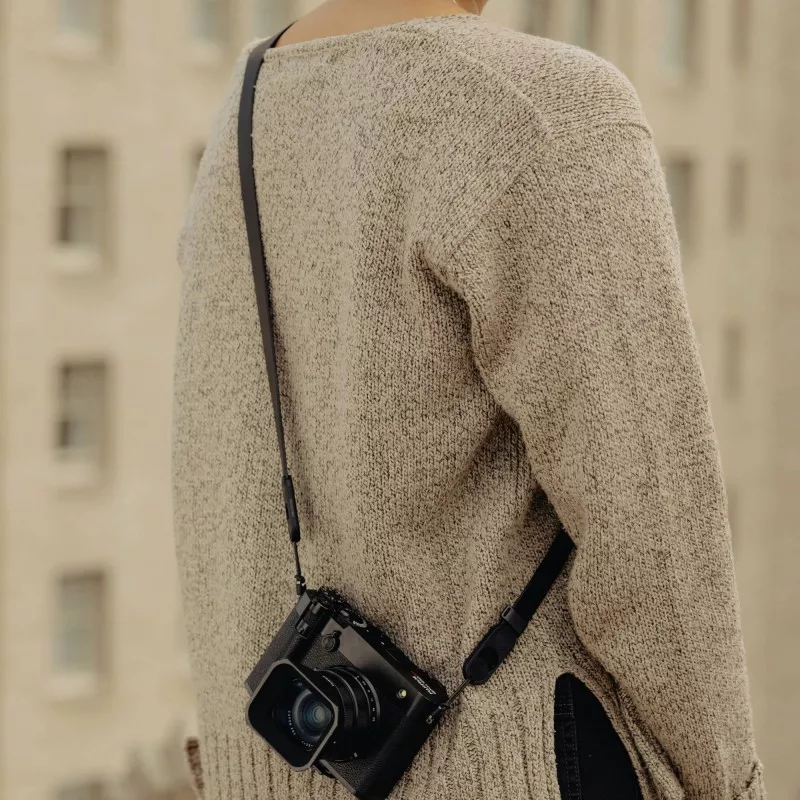 Pasek Peak Design Form Leather Camera Strap Standard Black - czarny