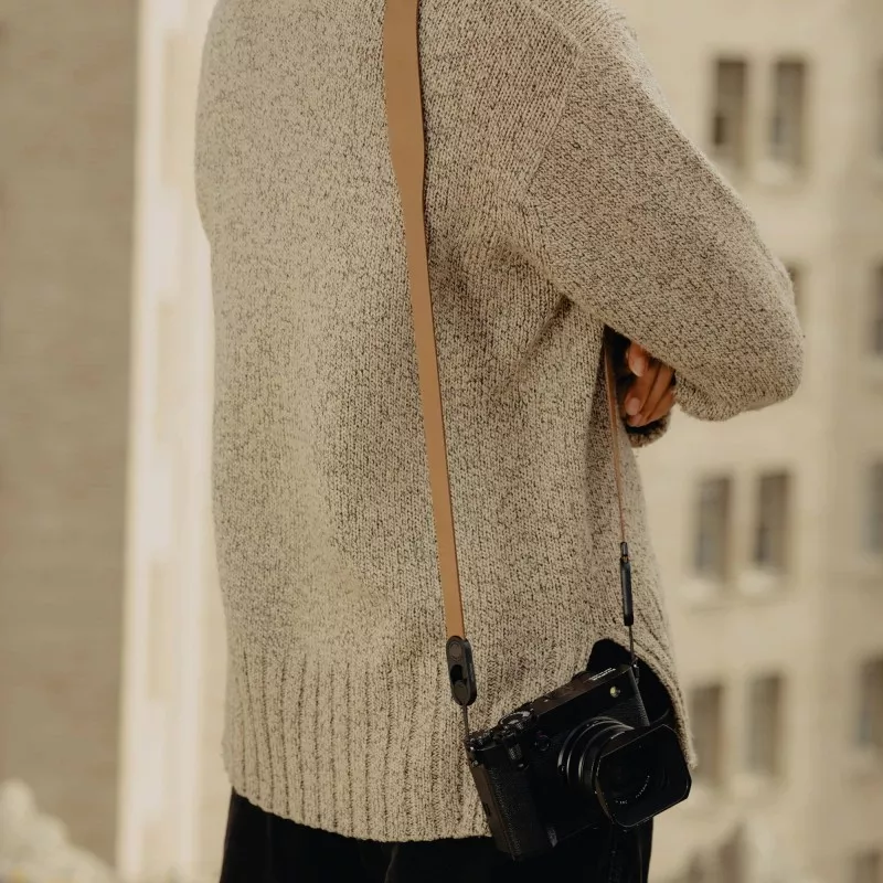 Pasek Peak Design Form Leather Camera Strap Standard Tan - brązowy