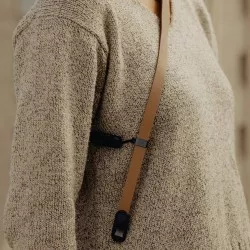 Pasek Peak Design Form Leather Camera Strap Standard Tan - brązowy