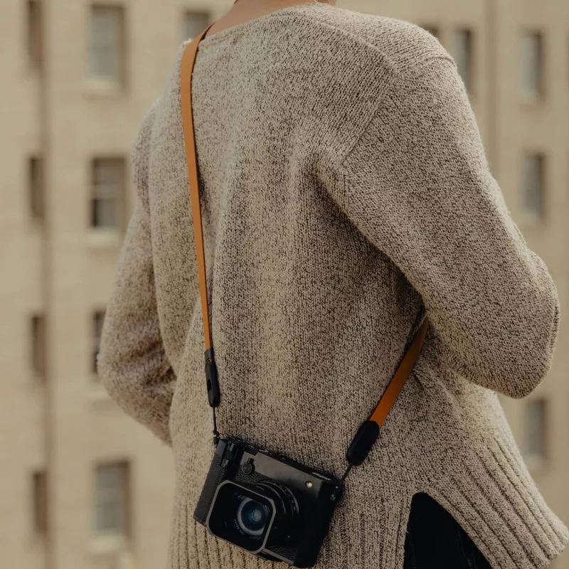 Pasek Peak Design Form Leather Camera Strap Standard Amber - bursztynowy