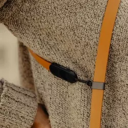 Pasek Peak Design Form Leather Camera Strap Standard Amber - bursztynowy
