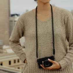 Pasek Peak Design Form Rope Camera Strap Standard Black - czarny