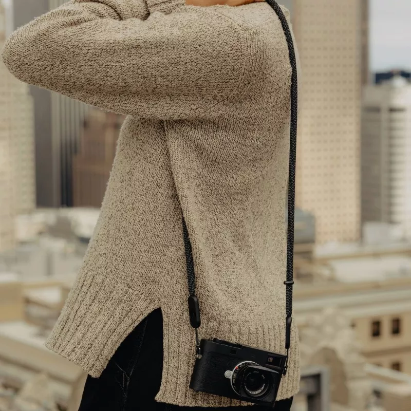 Pasek Peak Design Form Rope Camera Strap Standard Black - czarny