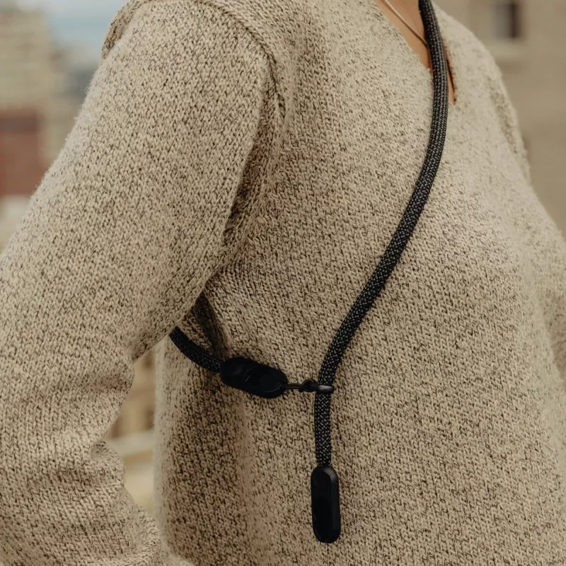 Pasek Peak Design Form Rope Camera Strap Standard Black - czarny