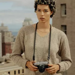 Pasek Peak Design Form Rope Camera Strap Short Black - czarny