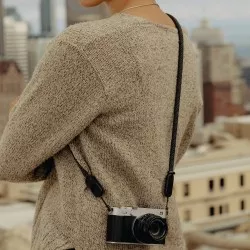 Pasek Peak Design Form Rope Camera Strap Short Black - czarny