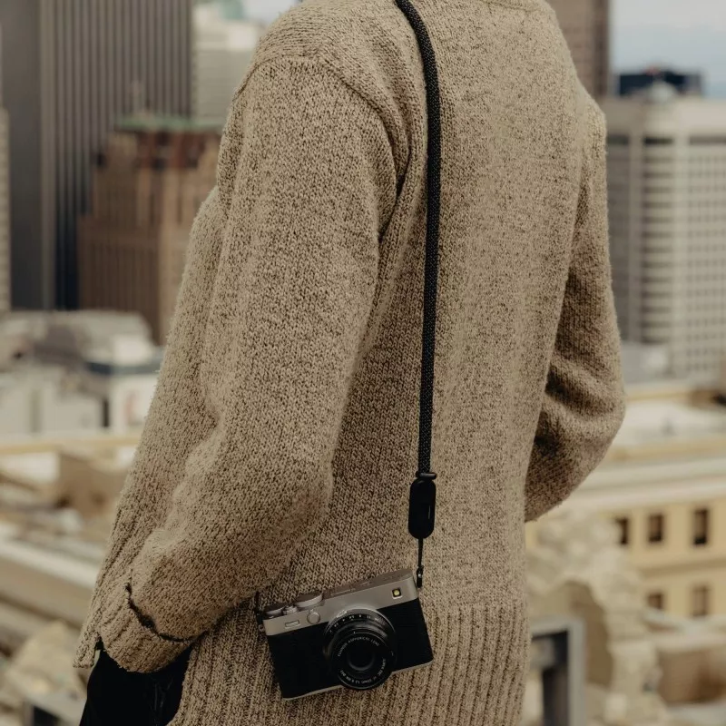 Pasek Peak Design Form Rope Camera Strap Short Black - czarny