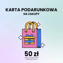 Karta podarunkowa o wartości 50 zł