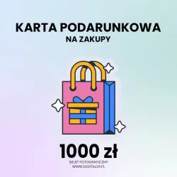 Karta podarunkowa o wartości 1000 zł