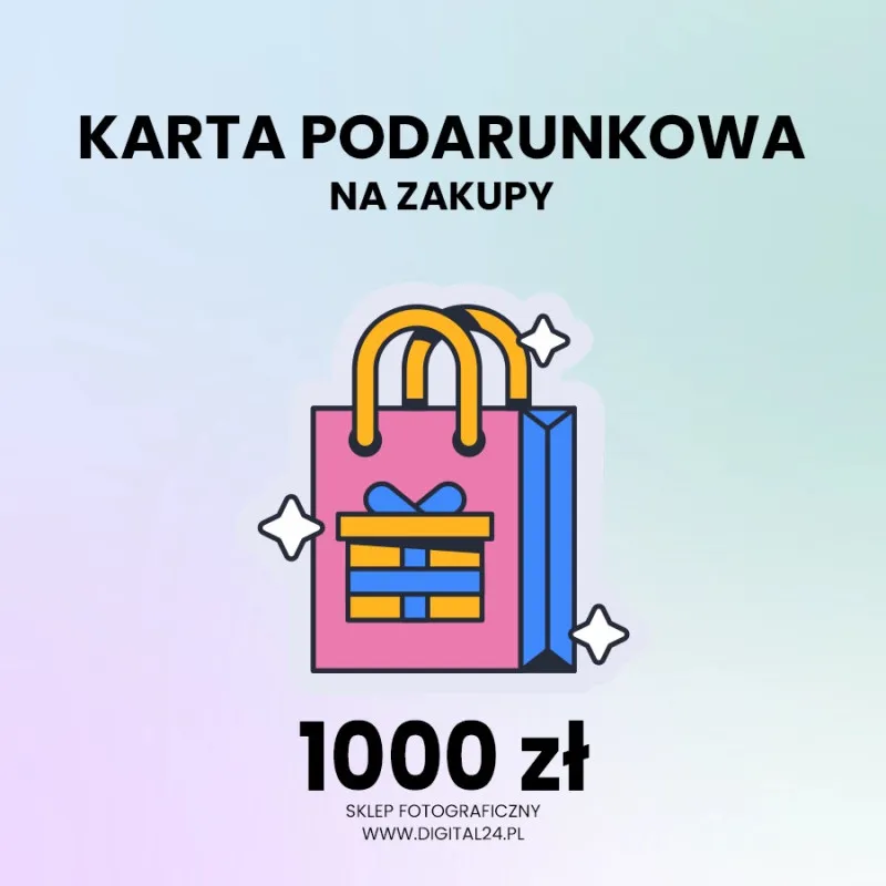 Karta podarunkowa o wartości 1000 zł