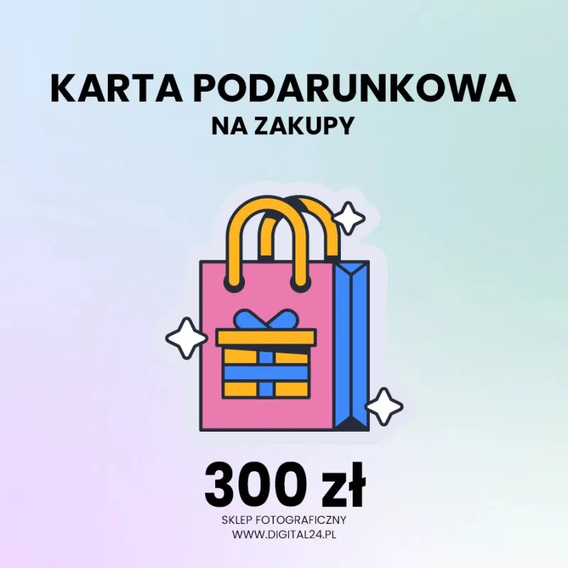 Karta podarunkowa o wartości 300 zł