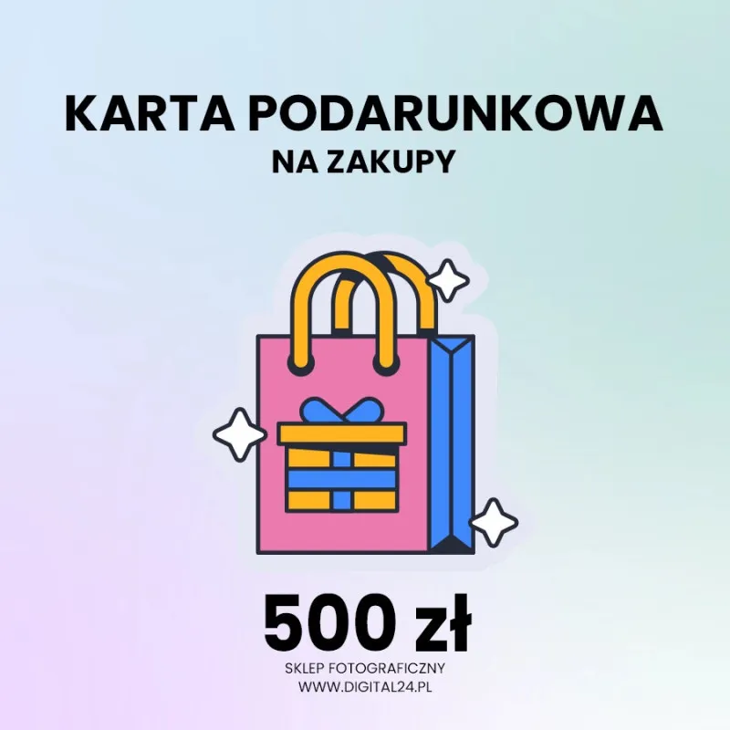 Karta podarunkowa o wartości 500 zł
