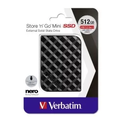 Verbatim Store n Go        512GB Mini SSD USB 3.2           53236