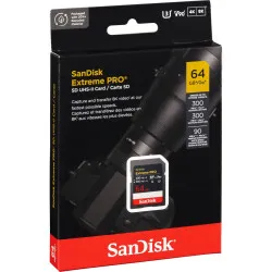 SanDisk ExtremePRO SDXC V90 64GB 300MB UHS-II  SDSDXDM-064G-GN4IN