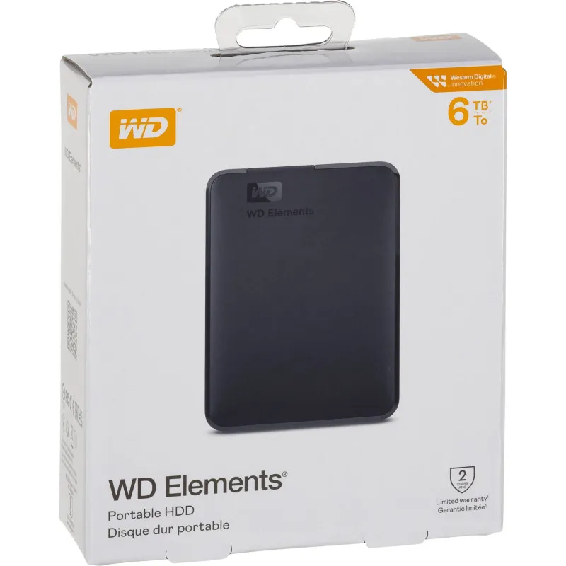 Western Digital WD Elements Portable USB 3.0             6TB