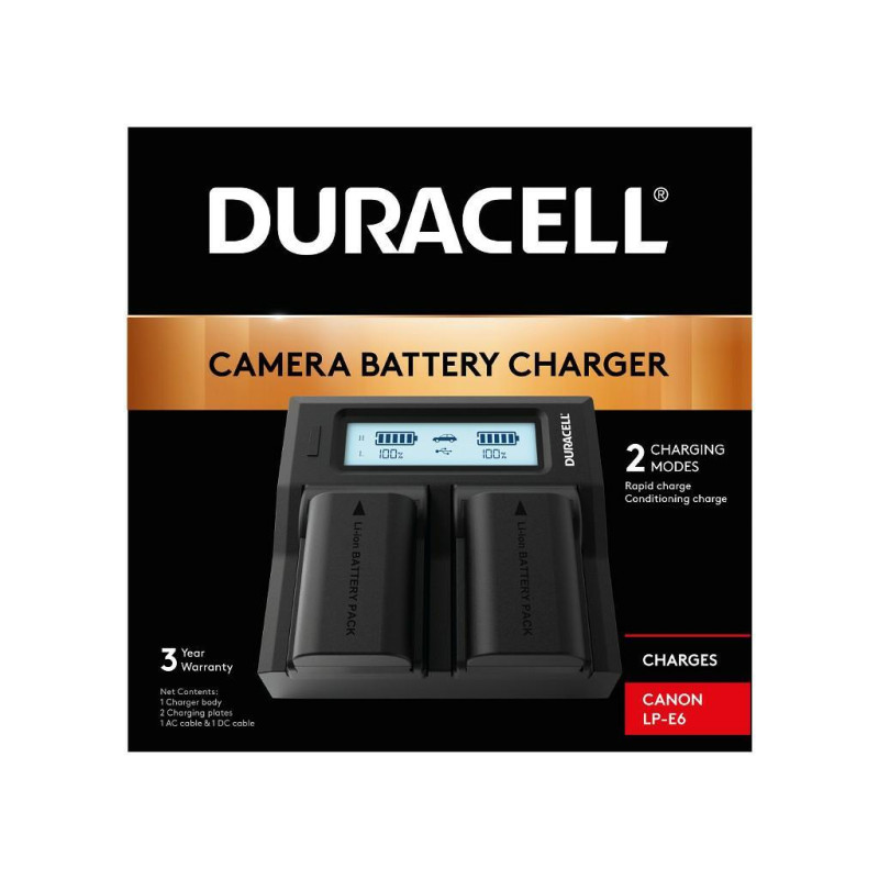 Duracell ładowarka Canon LP-E6N 110-240V