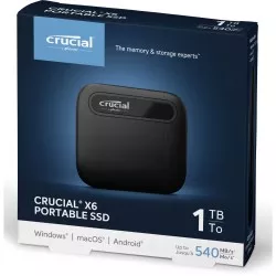 Crucial portable SSD X6   1000GB USB 3.1 Gen 2 Typ-C