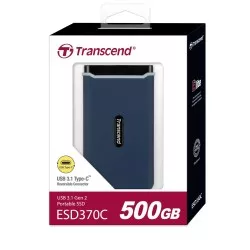 Transcend SSD ESD370C      500GB USB-C USB 3.1 Gen 2