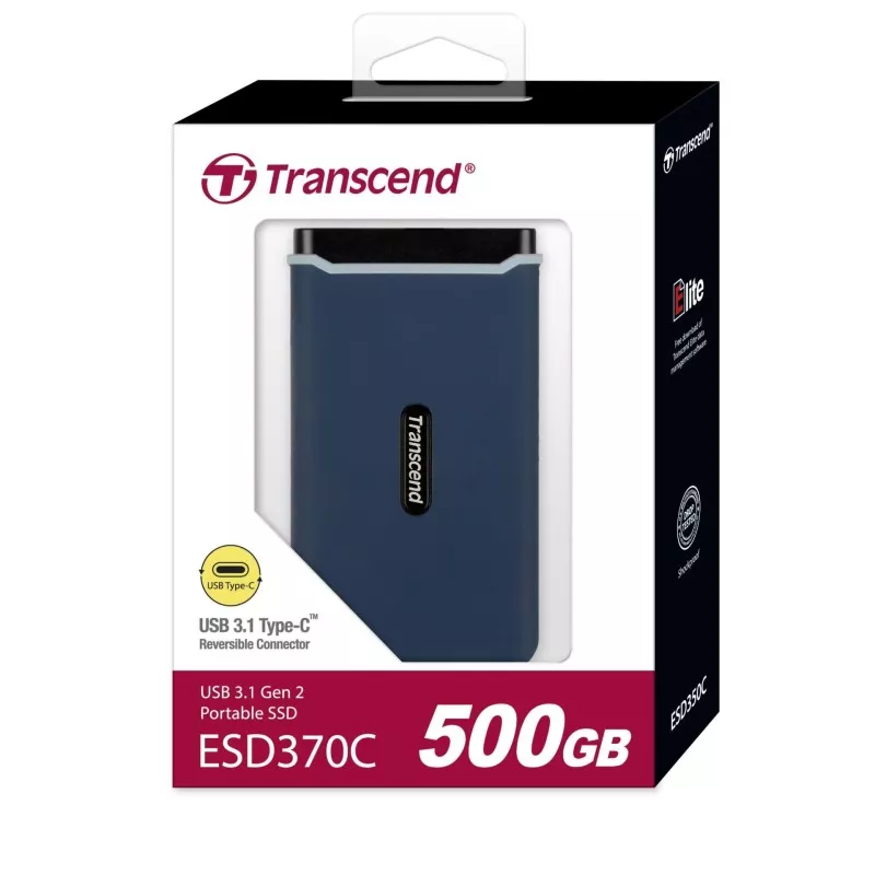 Transcend SSD ESD370C      500GB USB-C USB 3.1 Gen 2