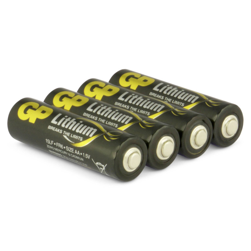 1x4 GP Lithium Mignon 1,5V AA                     07015LF-C