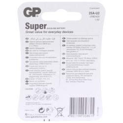 1x2 GP Super Alkaline AAAA baterie                 03025AC2