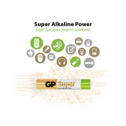 1x2 GP Super Alkaline AAAA baterie                 03025AC2