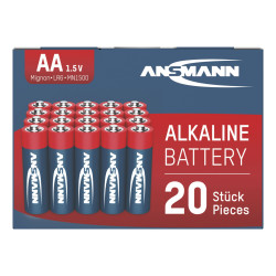 1x20 Ansmann Alkaline Mignon AA LR 6 red-line Box
