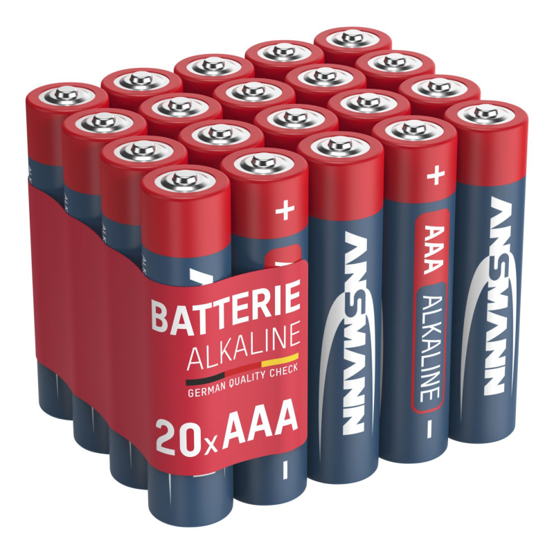 1x20 Ansmann Alkaline Micro AAA LR 03 red-line Box