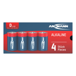 1x4 Ansmann Alkaline Mono D LR 20 red-line