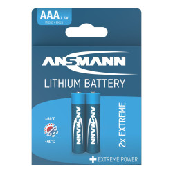 1x2 Ansmann Lithium Micro AAA LR 03 Extreme
