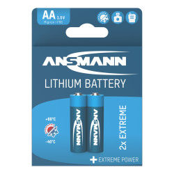 1x2 Ansmann Lithium Mignon AA LR 6 Extreme