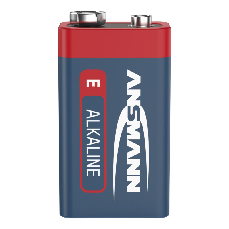 1 Ansmann Alkaline 9V block red-line