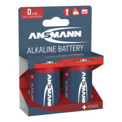 1x2 Ansmann Alkaline Mono D LR 20 red-line