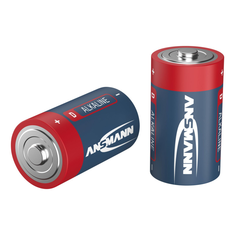 1x2 Ansmann Alkaline Mono D LR 20 red-line
