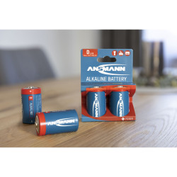 1x2 Ansmann Alkaline Mono D LR 20 red-line