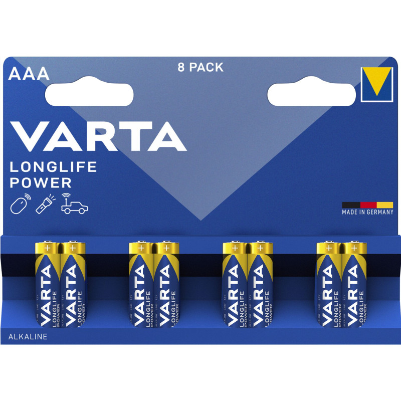 1x8 Varta Longlife Power Micro AAA LR 03