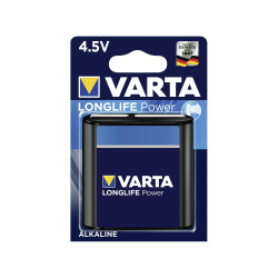 1 Varta Longlife Power 3 LR 12 4,5V-Block