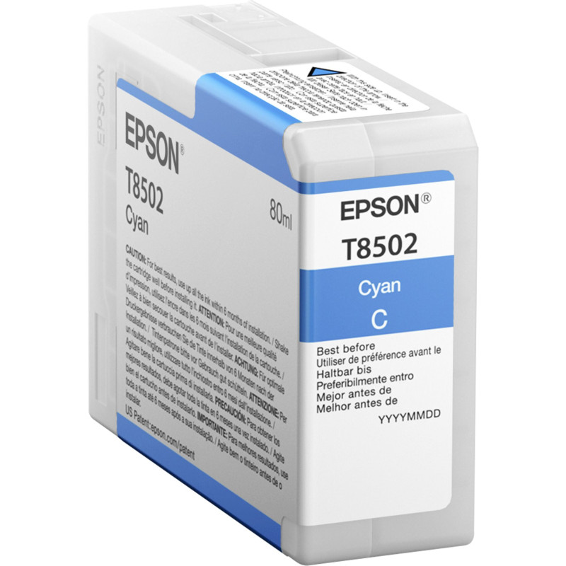 Epson Tusz cyan T 850 80 ml    T 8502