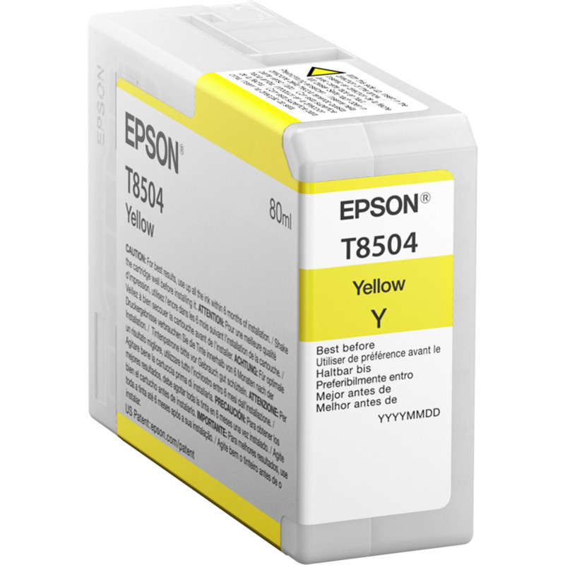 Epson Tusz zolty T 850 80 ml    T 8504