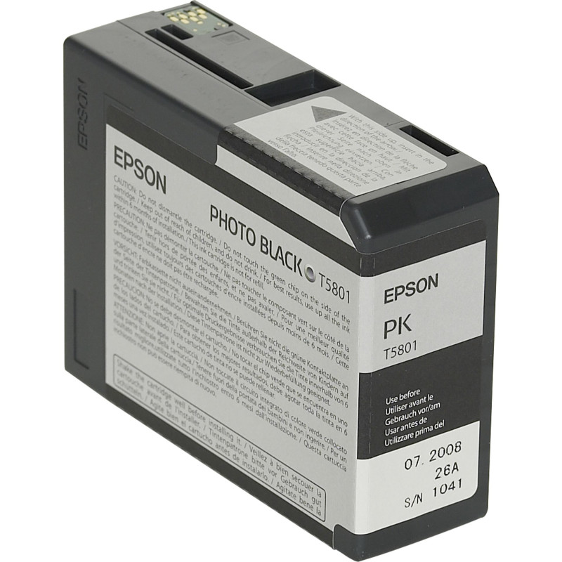 Epson Tusz photo czarny T 580  80 ml   T 5801