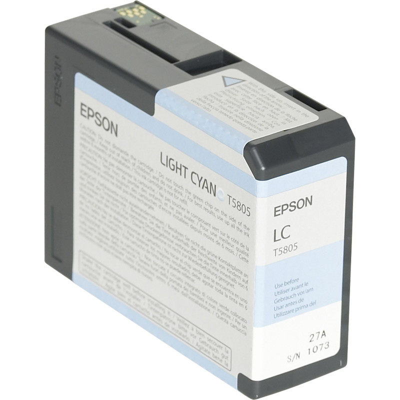 Epson Tusz jasny cyan T 580  80 ml   T 5805