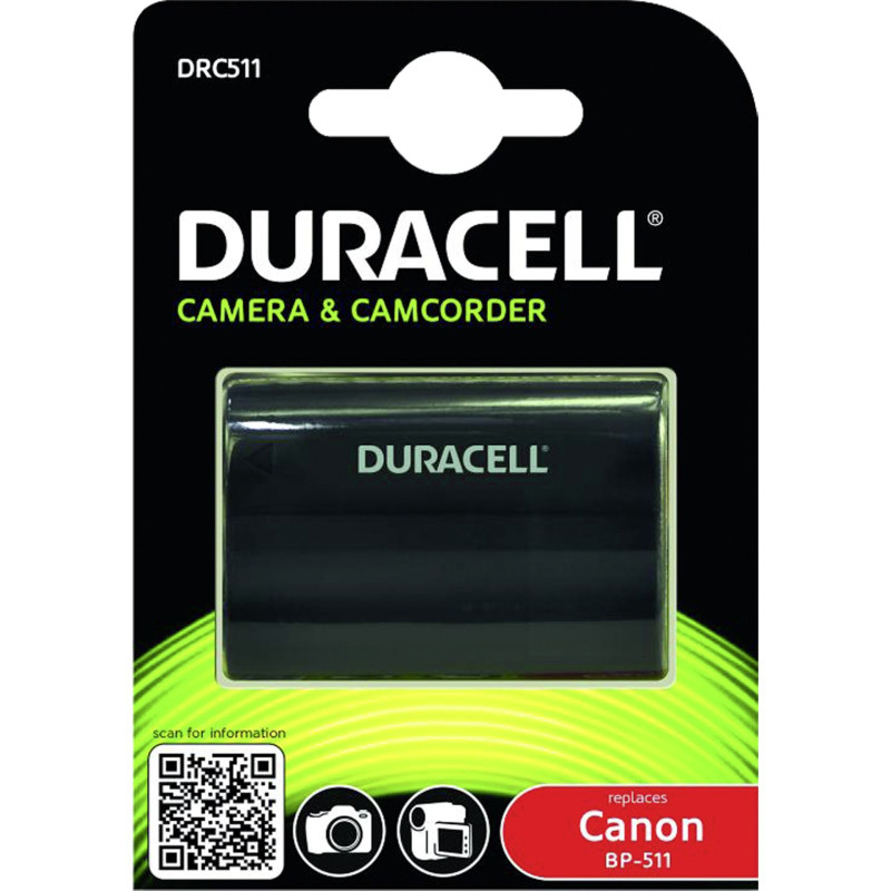 Duracell akumulat. litowo-jonowy 1600mAh do Canon BP-511/BP-512