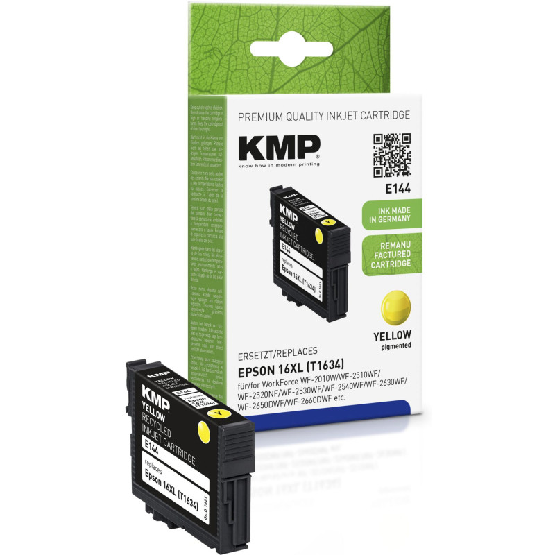 KMP E144 Tusz zolty kompatybilny z Epson T1634